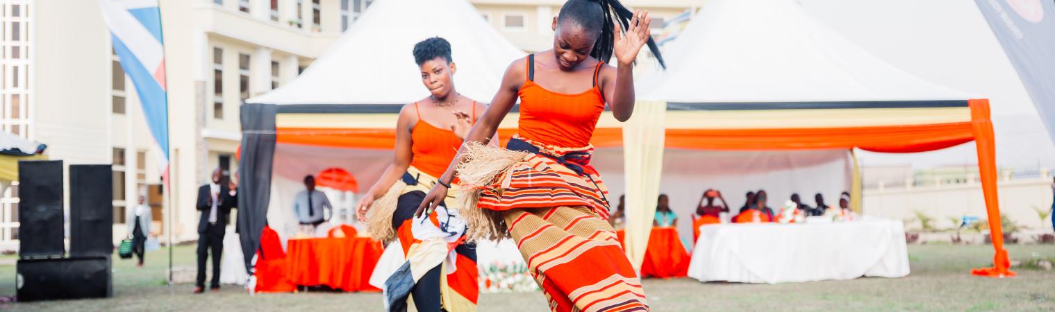 Ugandan Dance at the Embassy of Uganda Bujumbura Independence Day