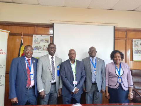 Uganda Embassy Bujumbura meets UNEB Executives