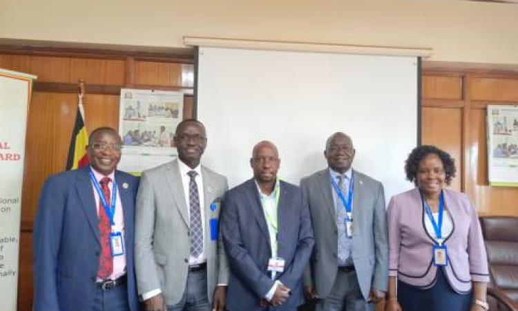 Uganda Embassy Bujumbura meets UNEB Executives