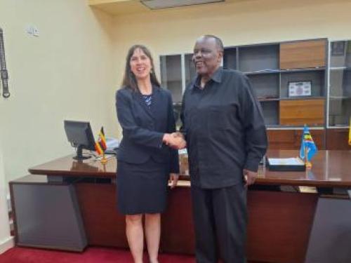 US Ambassador to Burundi pays courtesy call to Uganda Ambassador
