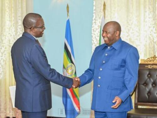 Visit of Special Envoy of Uganda to H.E. President Ndayishimiye